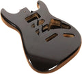 Electric Guitar Body for Fender Strat HSH Black Glossy - DIY Poplar