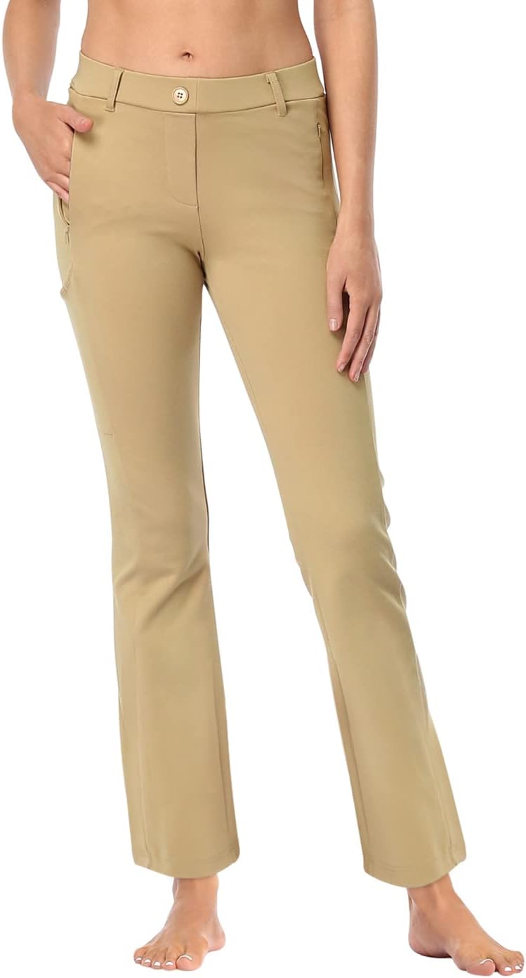 HDE Yoga Dress Pants for Women with 8 Pockets and Comfort