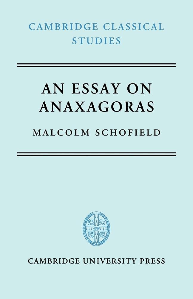 An Essay on Anaxagoras: Insightful Exploration of Philosophy