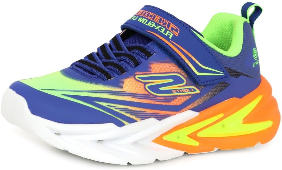 Skechers Boys Flex-Glow Ultra: Light Up Fun and Comfort