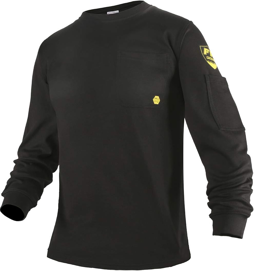 PTAHDUS FR Shirts for Men - Flame Resistant Long Sleeve Workwear