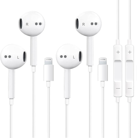 2 Pack iPhone Earbuds with Mic & Volume Control for SUPVOL