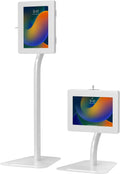 Anti-Theft Height Adjustable Kiosk Floor Stand for iPad and Tablets