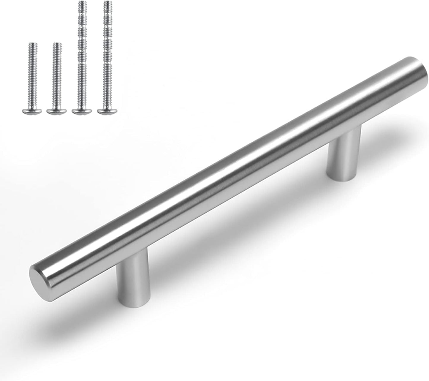 Brushed Nickel Cabinet Handles for Kitchen and Dresser Drawers