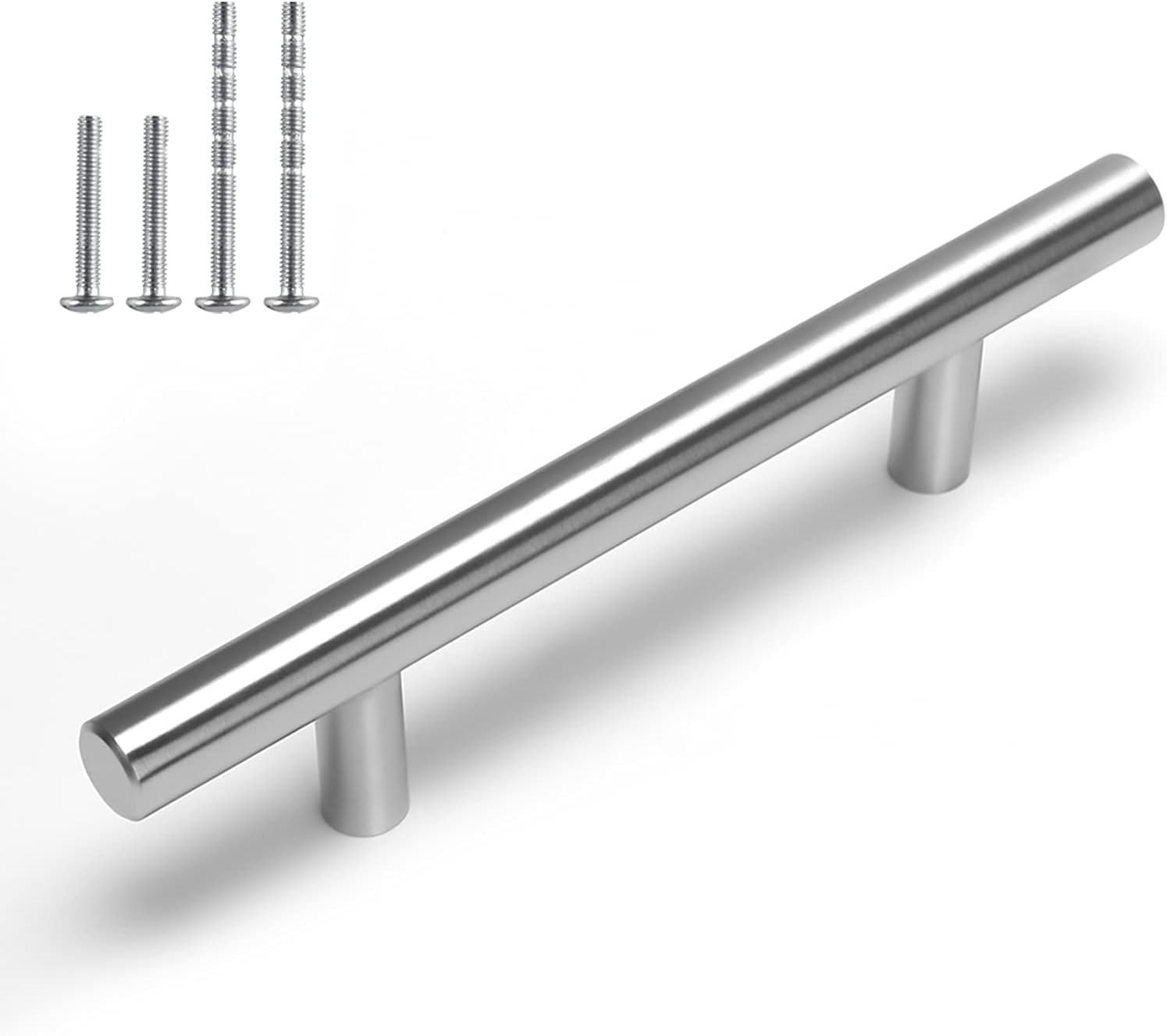 Brushed Nickel Cabinet Handles for Kitchen and Dresser Drawers