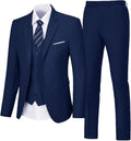 Men's Suit 3 Piece Slim Fit Tuxedo Set for Wedding & Prom Suits
