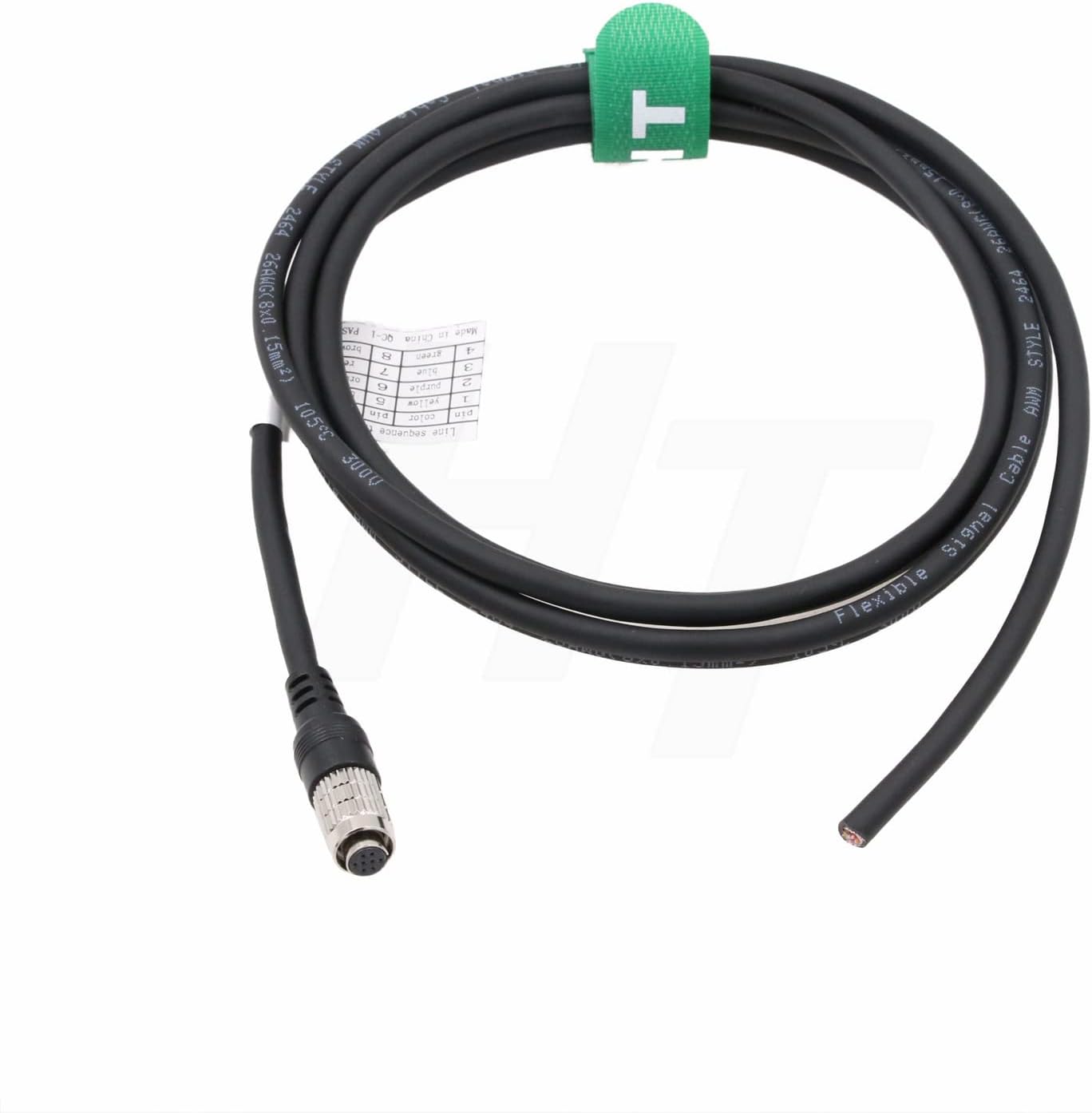 Hirose 8 Pin Female to Open Leads Power Cable by HangTon