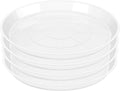 Clear 18 in Plant Saucer 4 Pack - Durable Extra Large Drip Tray