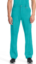 Modern Fit Men's Scrub Pants with Drawstring and 6 Pockets - Tapered