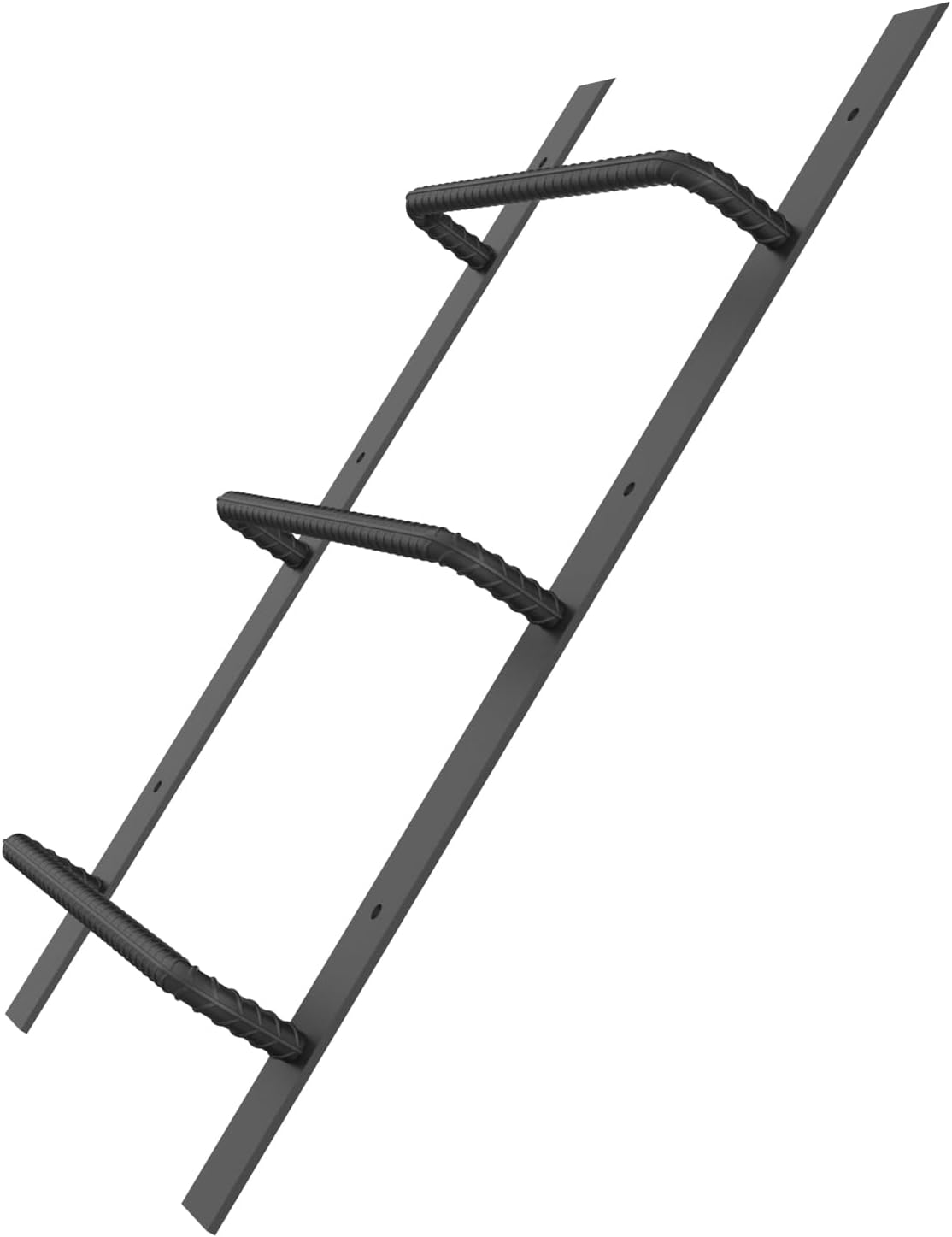 3-Rung Heavy Duty Steel Window Well Ladder for Emergency Safety