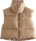 KEOMUD Women's Winter Crop Vest: Stylish & Warm Outerwear