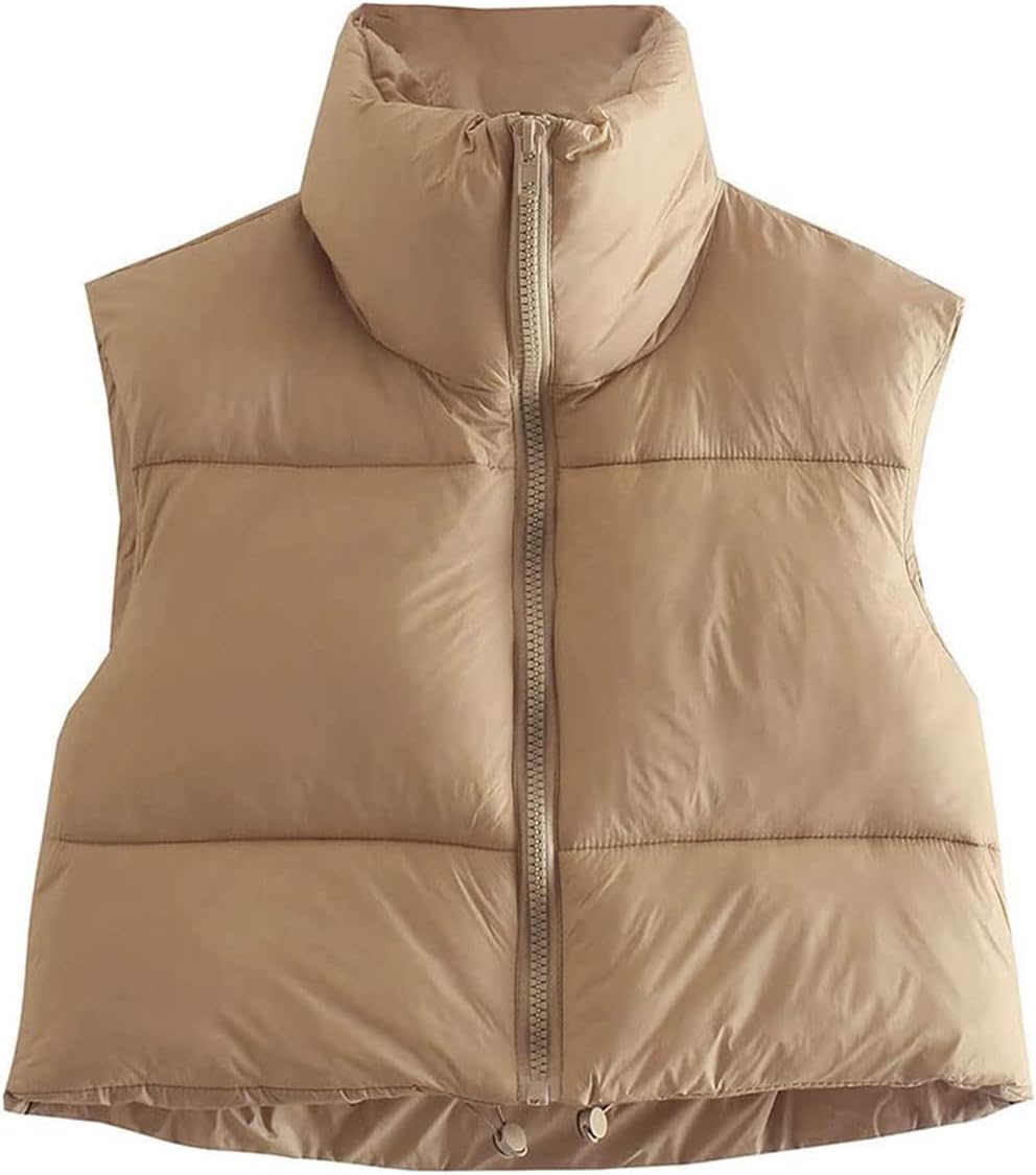 KEOMUD Women's Winter Crop Vest: Stylish & Warm Outerwear