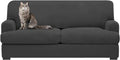 T Cushion Loveseat Slipcover 3-Piece Stretchable Fit 58-72in