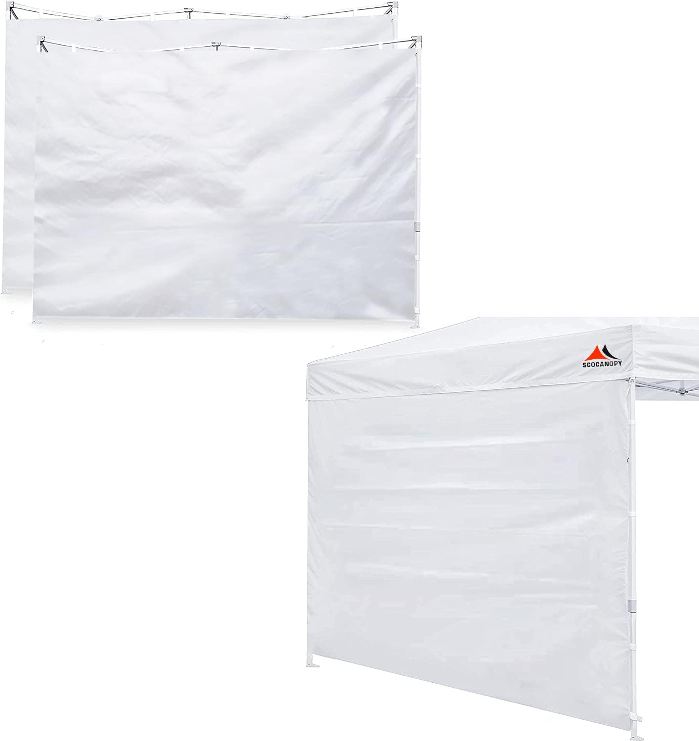 SCOCANOPY SunWall SideWall for 10x10 Canopy Frame, 3 Pack