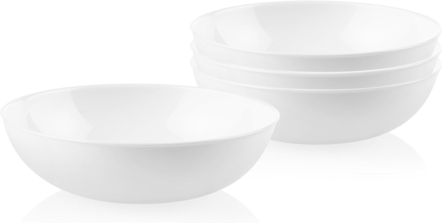 Corelle 4-Pc Meal Bowls Set for 4, Durable and Eco-Friendly