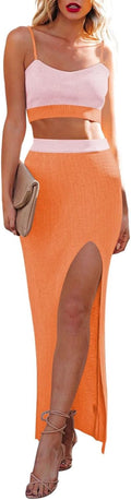 Cutiefox Women's Knit 2 Piece Dress Set for Stylish Comfort