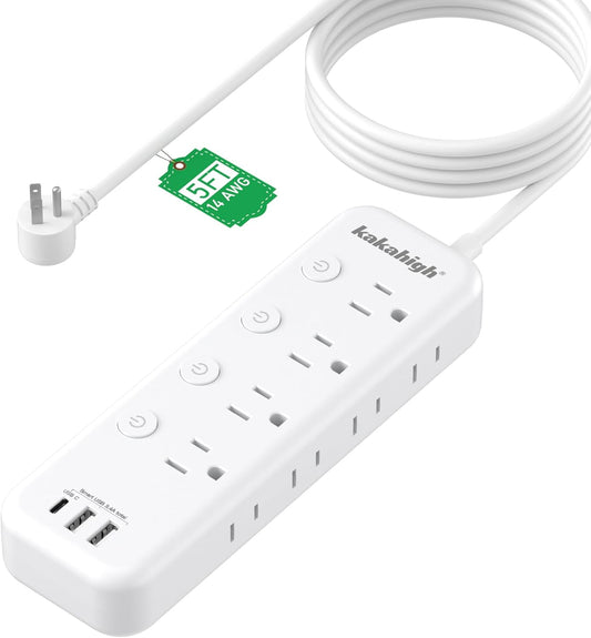 Power up with this 5FT Heavy Duty Extension Cord!