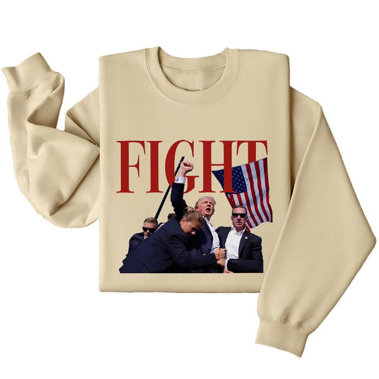 No Fear Trump Fight Sweatshirt - 2024 President