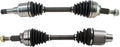 TRQ Front CV Axle Shaft Assembly Set Compatible Vehicles - Direct Fit