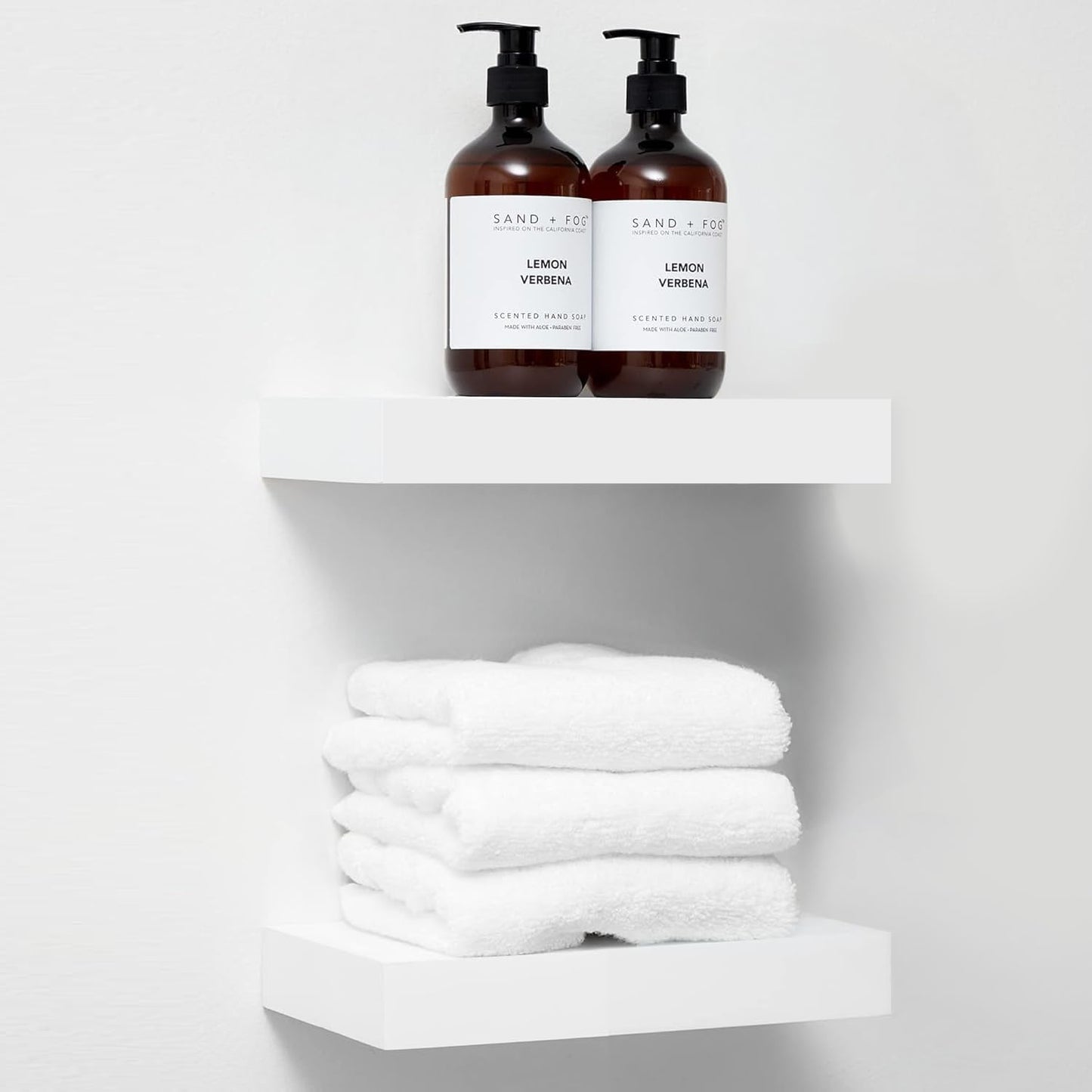 Homeforia White Floating Shelf 12 inch - Elegant Wall Decor