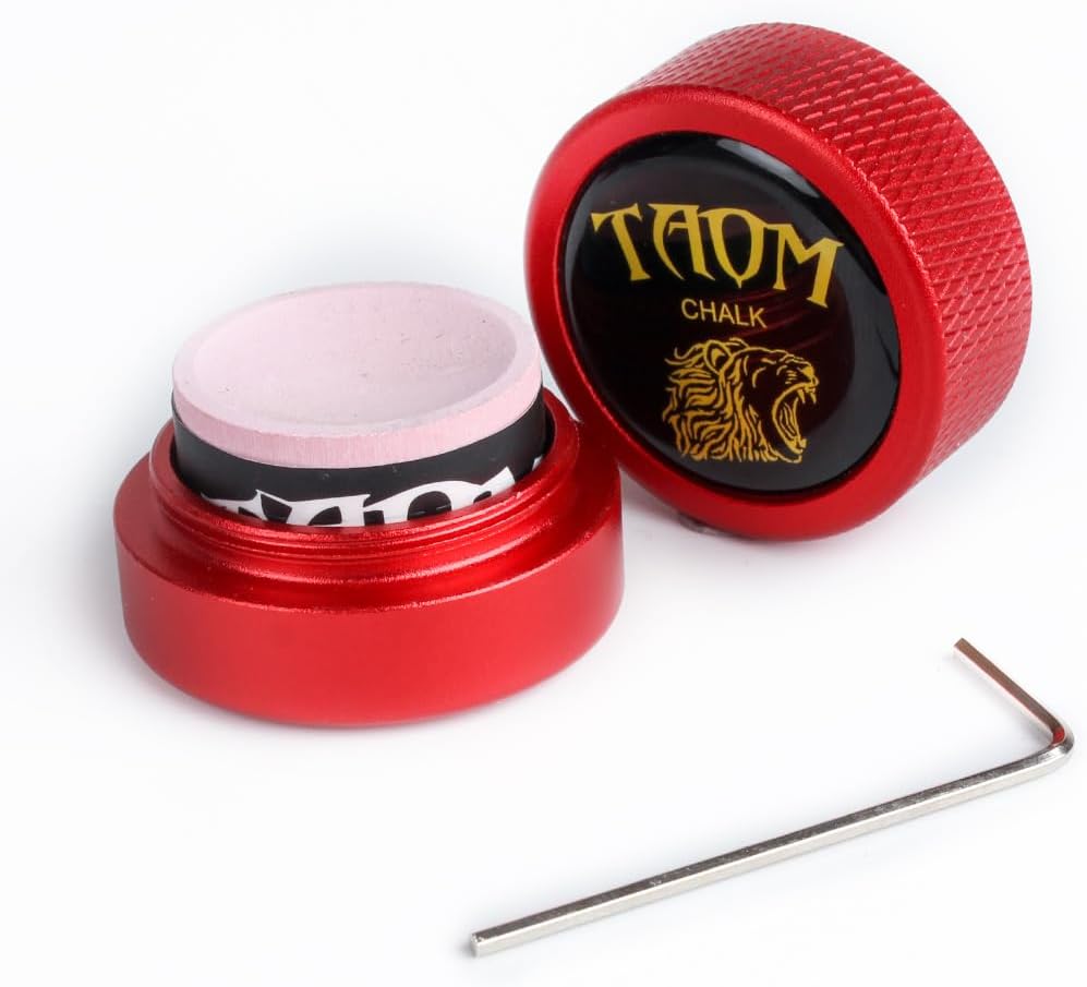 TAOM Pool Chalk Holder - Ergonomic Magnetic Billiards Tool
