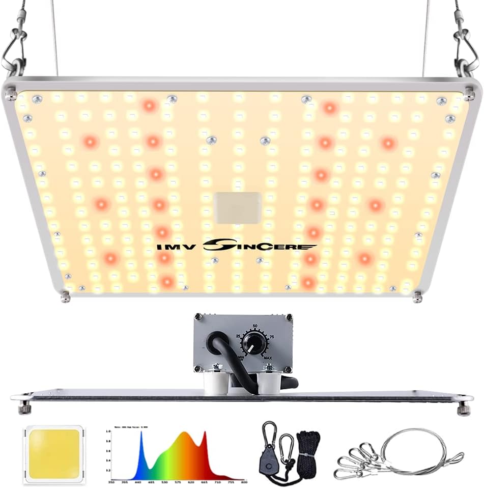 IMVSINCERE 100W Dimmable LED Grow Light