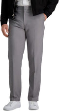 Mens Premium Comfort Dress Pant Straight Fit Flat Front - Regular