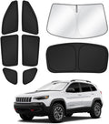 Sunshades for Jeep Cherokee 2014-2023 - Full Window Sun Shade Kit