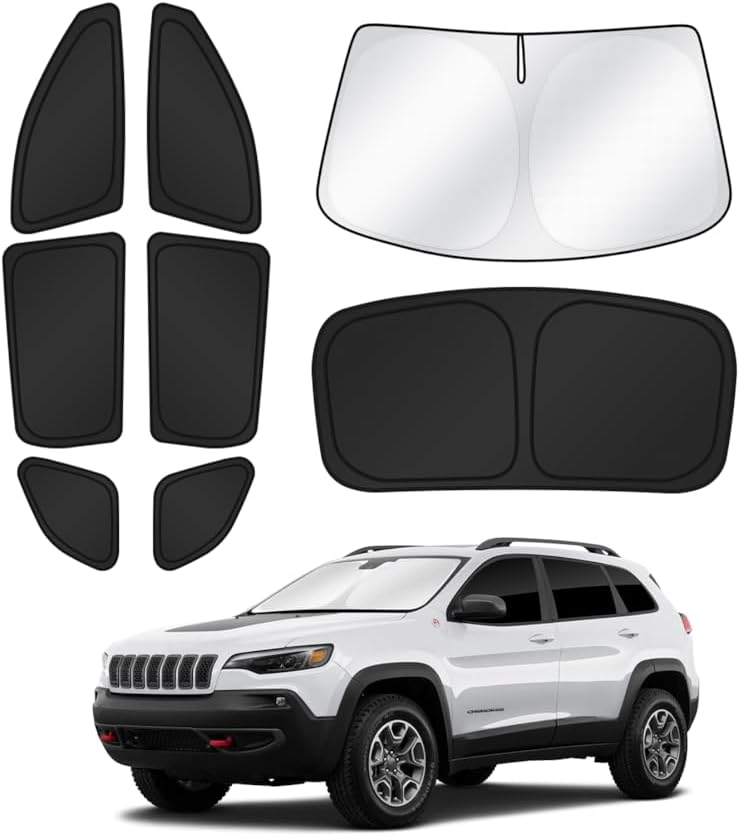 Sunshades for Jeep Cherokee 2014-2023 - Ultimate UV Protection