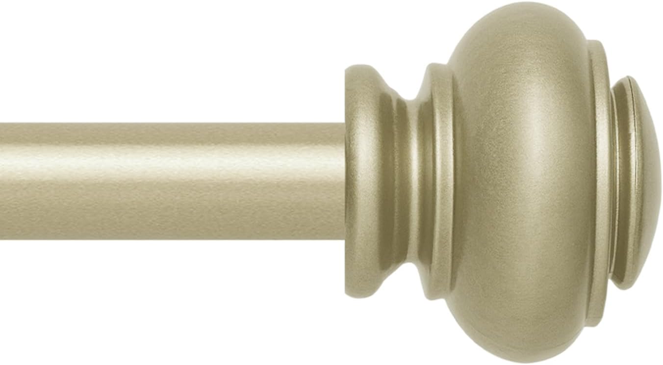 Adjustable Heavy Duty Curtain Rods - Elegant Coquilles Design