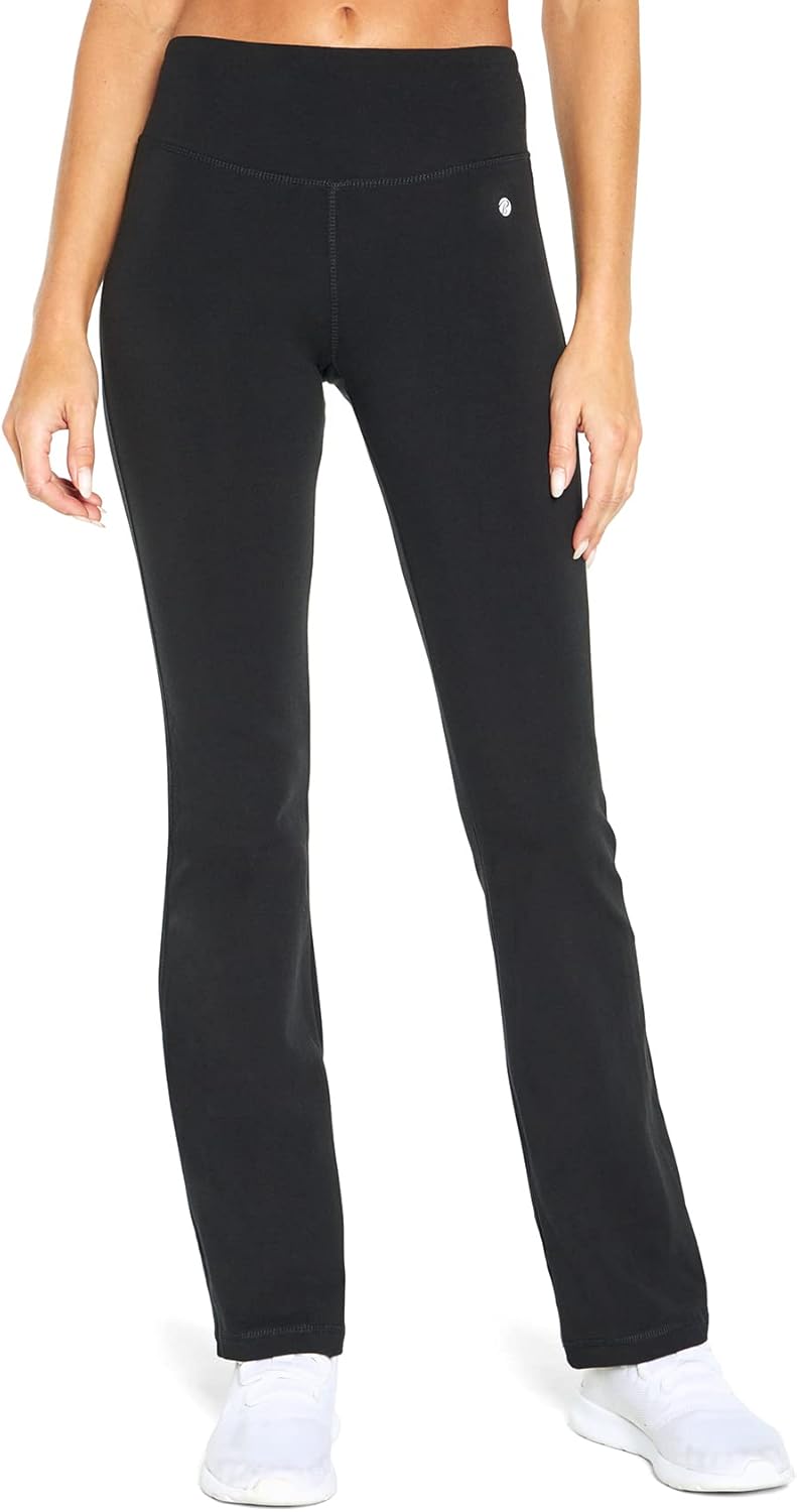 Tummy Control Bootleg Pants for Active Women