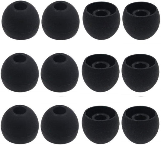 12PCS Large Replacement Ear Tips for Earbuds - Perfect Fit!