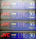 JVC 30-Minute VHS-C Blank Tapes 4-Pack - Extra High Grade