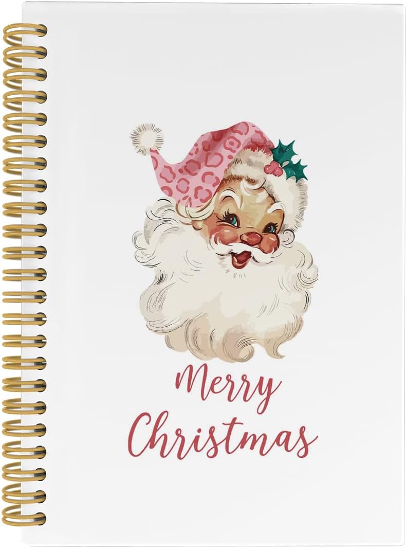 Vintage Santa Spiral Notebook for Festive Cheer!