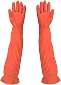 Household Arms Length Rubber Latex Cleaning Long Glove - Forearm