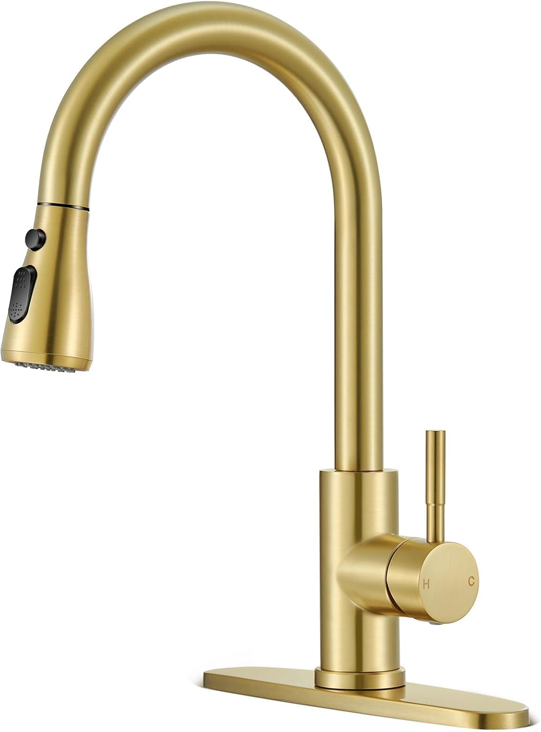 High Arc Kitchen Faucet with Pull Down Sprayer for Versatile Use