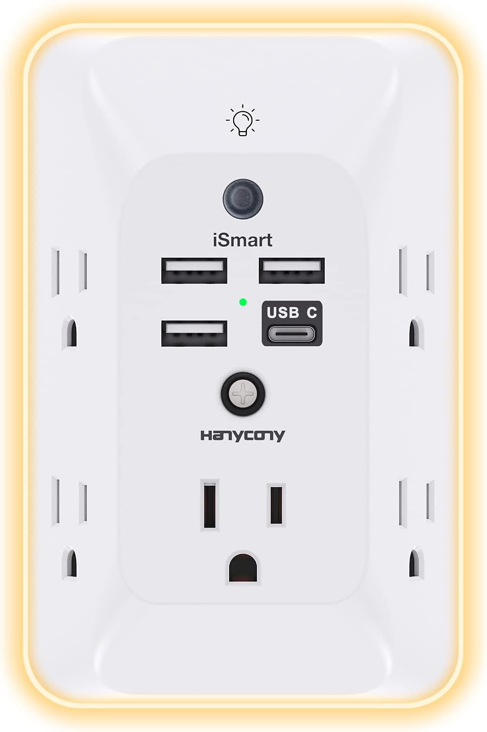 HANYCONY Outlet Extender: Expand & Power Up Safely!