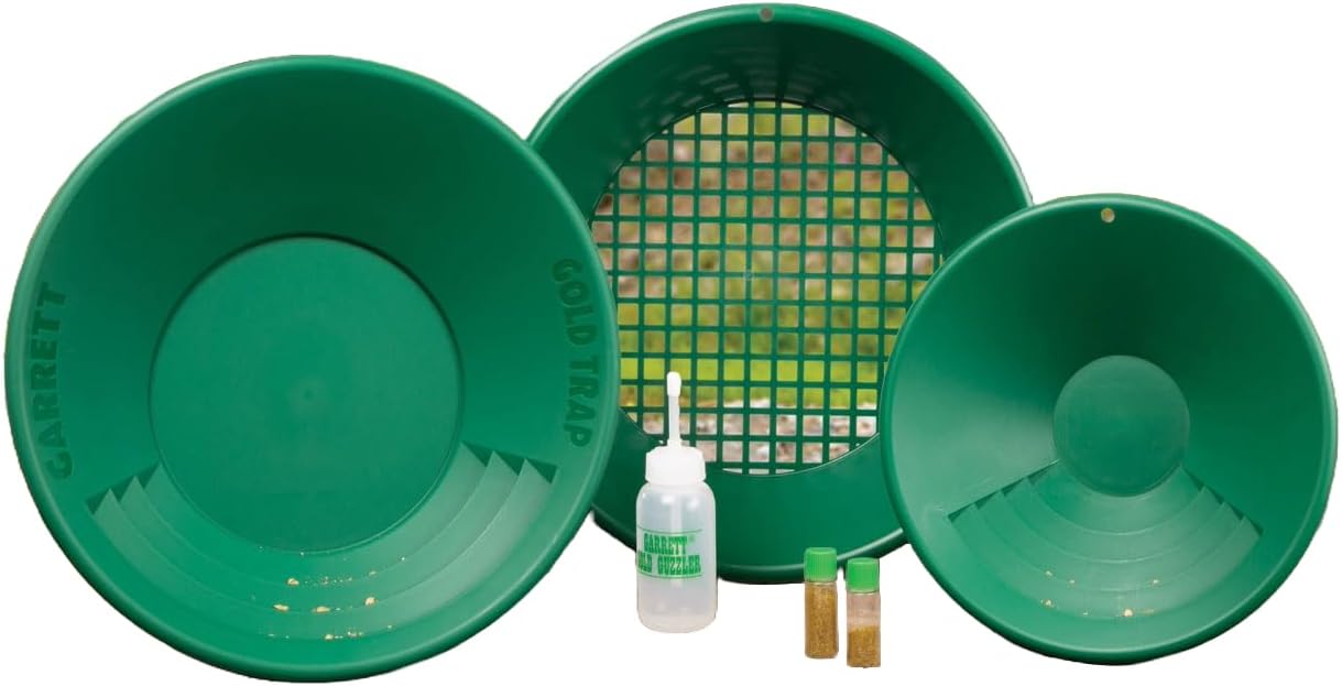 Garrett Complete Gold Pan Kit for Beginners and Pros Alike