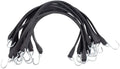 31in Natural Rubber Tarp Bungee Straps 50 Pack - Heavy Duty Tie Downs