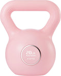 Kettlebells Fitness Exercise Pink Strength Training Set - Home Gym