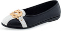Aerosoles Women's Big Bet Flats - Cushioned Chain-Trim Ballet Flat
