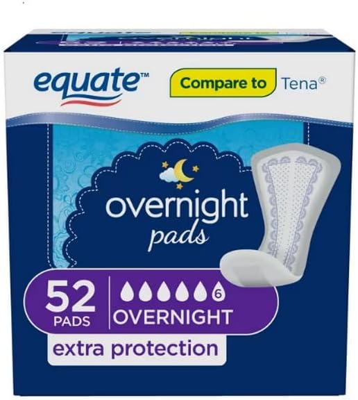 Ultimate Overnight Protection by Equate - 52 Count
