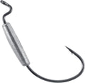 Dr.Fish 15 Pack Weighted EWG Hooks for Bass - Weedless Texas Rig