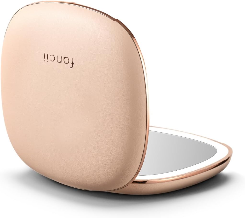Fancii Mila 2 Compact Makeup Mirror with LED Light for Travel
