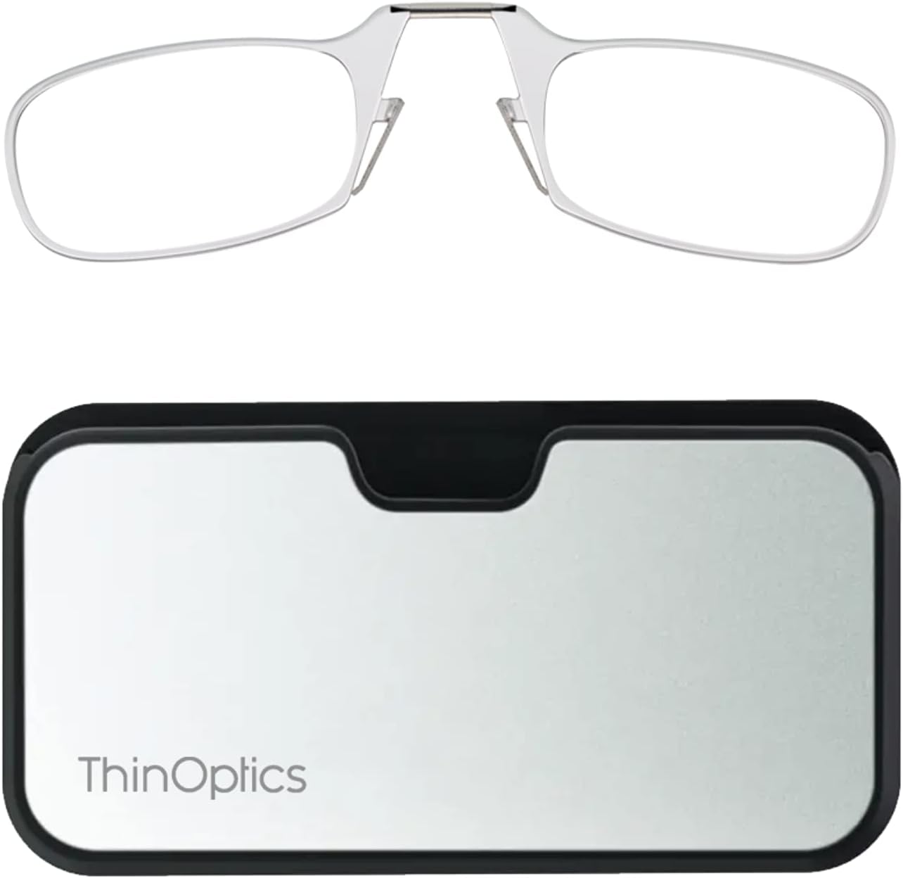 ThinOptics Universal Pod Case with Rectangular Reading Glasses