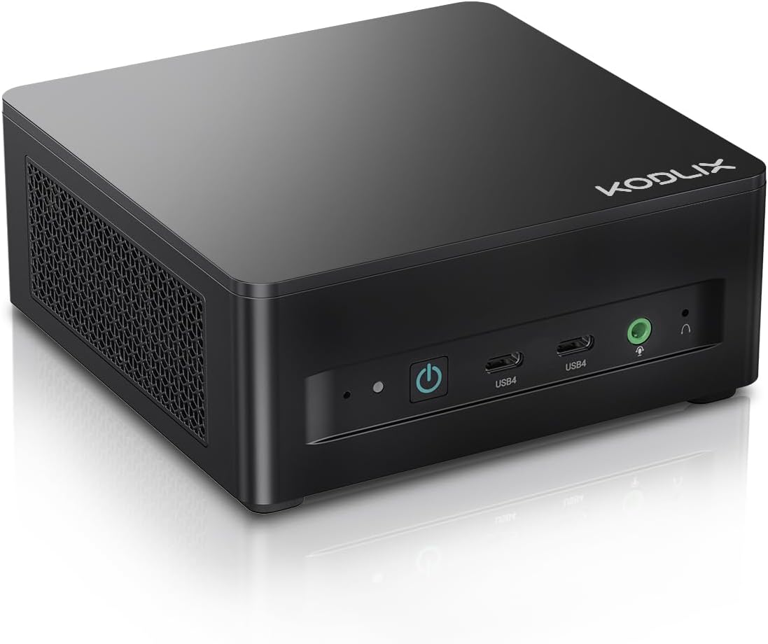 KODLIX Mini PC: Ryzen 7, 32GB RAM, 1TB SSD, Quad Display, 8K, WiFi6E
