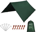 10x15ft Waterproof Camping Tarp Tent Rain Fly - Lightweight Shelter