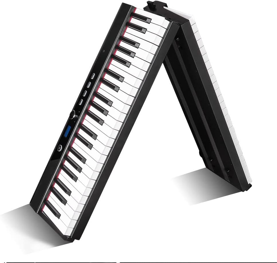 Foldable 88-Key Electric Piano for On-the-Go Music Fun