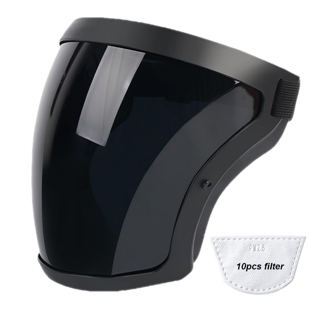 Full Face Shield Helmet, High Definition, Reusable - BFhongly