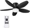 35 in Ceiling Fan with Lights and Remote Control - Quiet Low Profile
